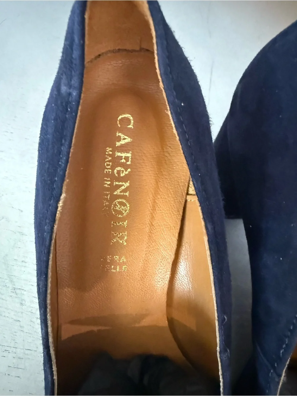 CAFÈ NOIR Suede Loafers